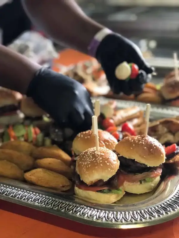 Canapé platter by Quench x Como