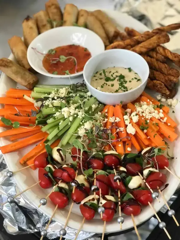 Canapé platter by Quench x Como