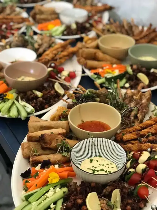 Canapé platter by Quench x Como