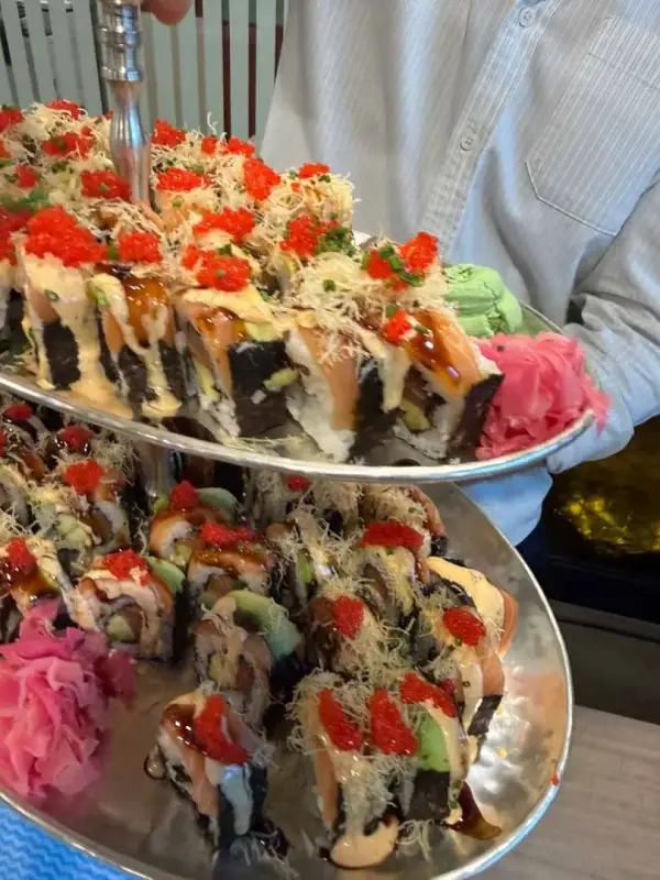 Canapé platter by Quench x Como