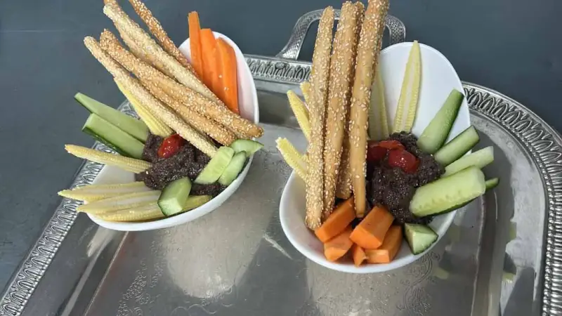 Canapé platter by Quench x Como