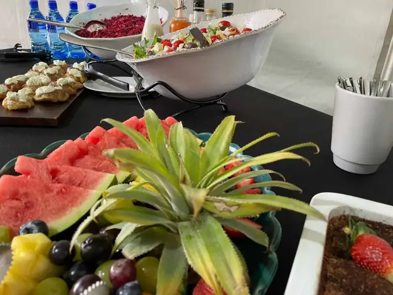 Grazing table and décor by Quench x Como
