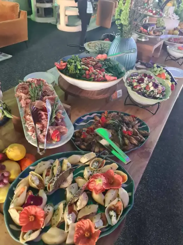 Grazing table and décor by Quench x Como