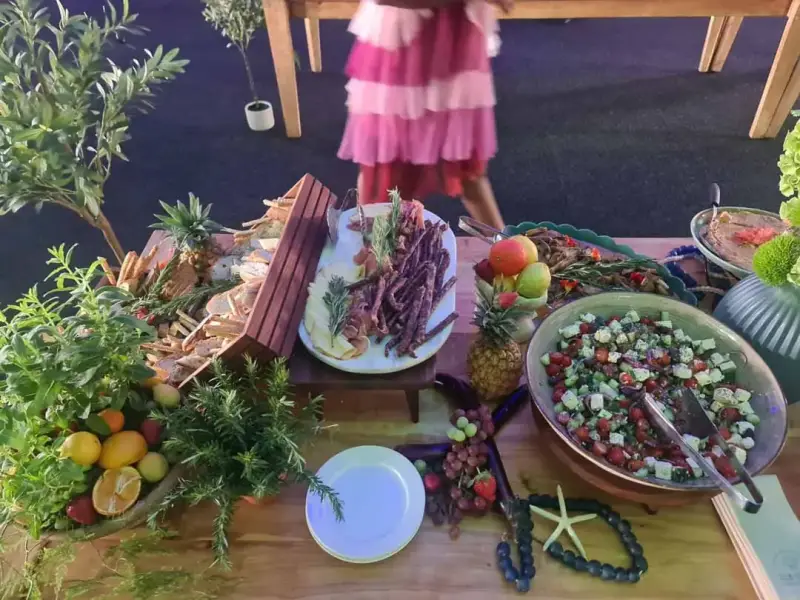 Grazing table and décor by Quench x Como