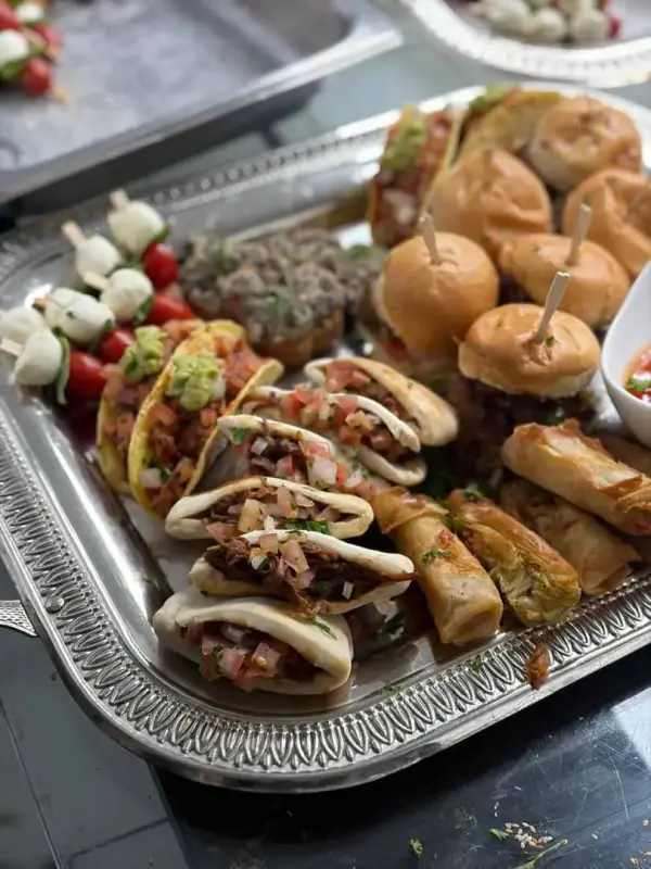 Canapé platter by Quench x Como