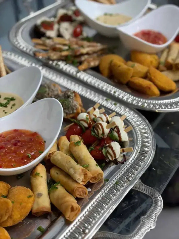 Canapé platter by Quench x Como