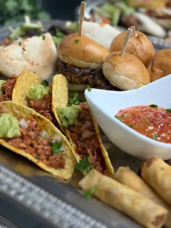 Canapé platter by Quench x Como