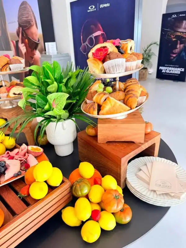 Grazing table and décor by Quench x Como