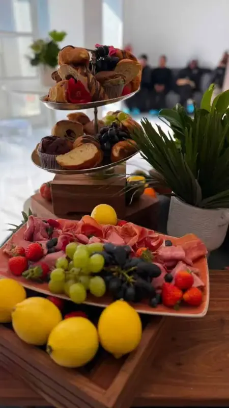 Grazing table and décor by Quench x Como