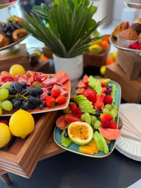Grazing table and décor by Quench x Como