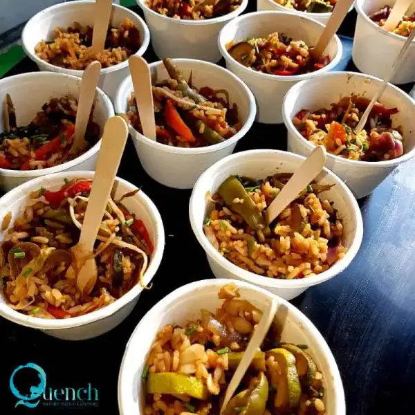 Canapé platter by Quench x Como