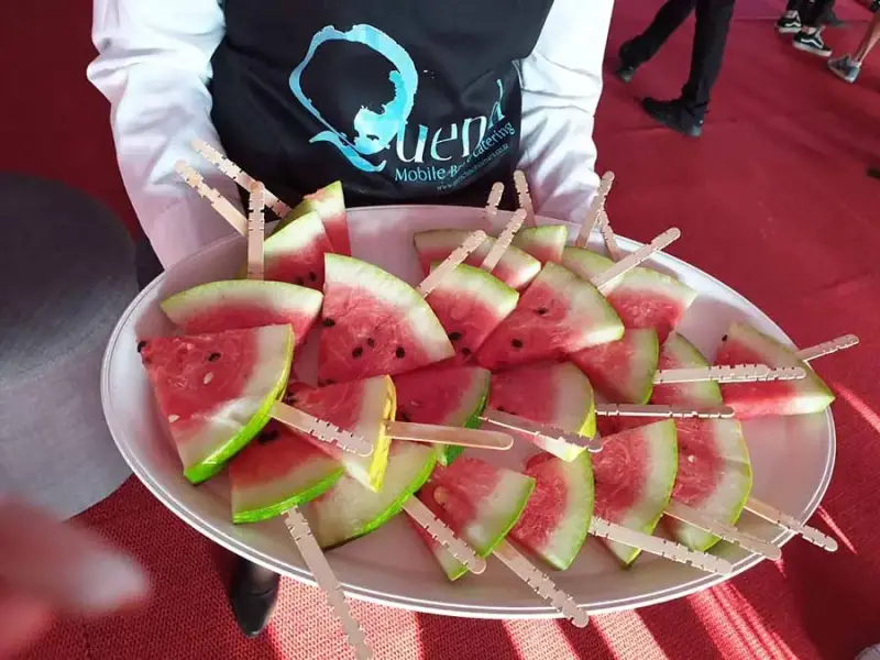 Canapé platter by Quench x Como