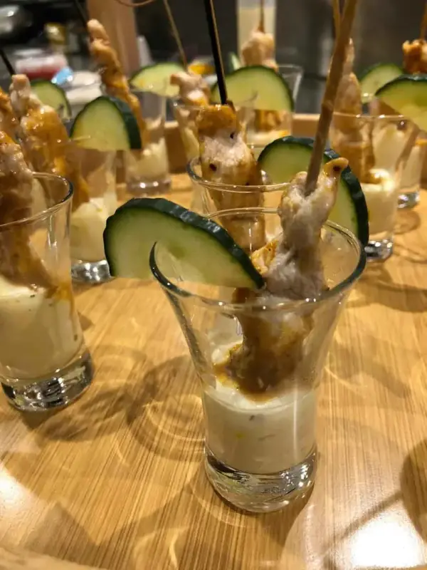 Canapé platter by Quench x Como