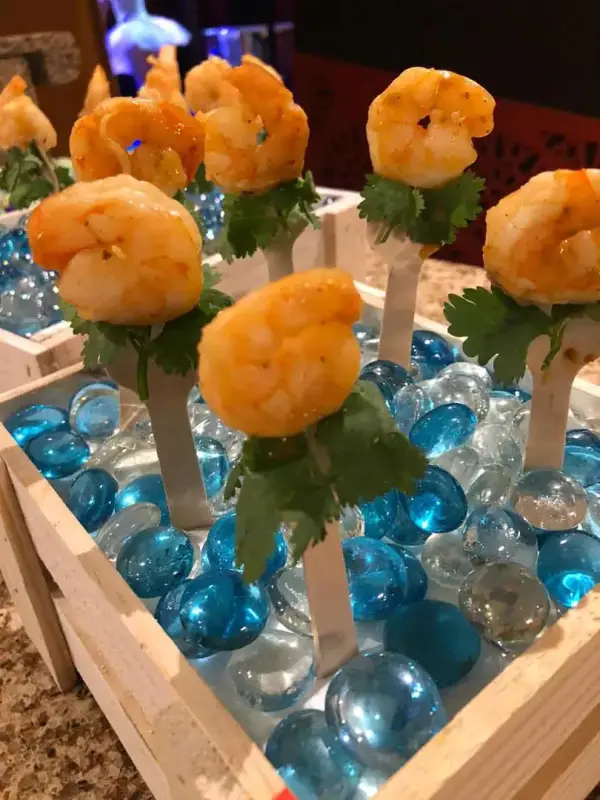 Canapé platter by Quench x Como