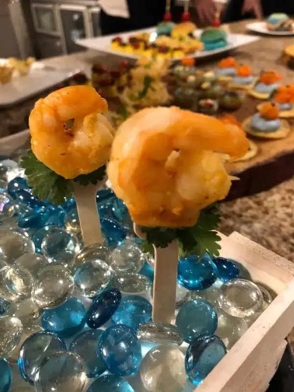 Canapé platter by Quench x Como